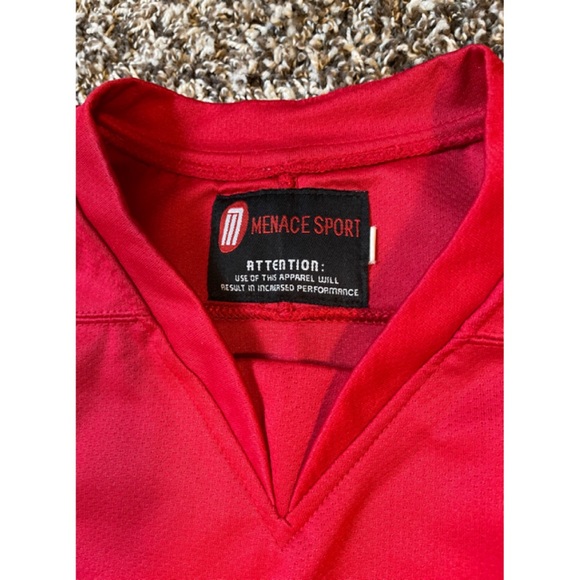 ✨Menace Sport NSHDC Red Hockey Jersey Youth XL - Picture 3 of 5